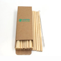 Food Grade Biodegradable Bamboo Drinking Straw Cutlery For Bar Coffee Beverage Water Using